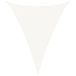 Voile d'ombrage 160 g/m² Blanc 5x7x7 m PEHD 557962557962