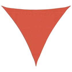 Voile d'ombrage 160 g/m² triangulaire terre cuite PEHD 557967557967