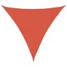 Voile d'ombrage 160 g/m² triangulaire terre cuite PEHD 557967557967