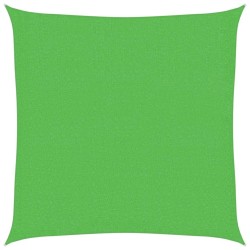 Voile d'ombrage 160 g/m² Vert clair 2,5x2,5 m PEHD 557975557975