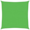 Voile d'ombrage 160 g/m² Vert clair 2,5x2,5 m PEHD 557975557975