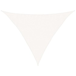 Voile d'ombrage 160 g/m² Blanc 3,5x3,5x4,9 m PEHD 557997557997