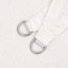 Voile d'ombrage 160 g/m² Blanc 4x5x5 m PEHD 558001558001