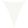 Voile d'ombrage 160 g/m² Blanc 3x4x4 m PEHD 558002558002