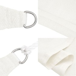 Voile d'ombrage 160 g/m² Blanc 3x3x3 m PEHD 558004558004