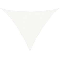 Voile d'ombrage 160 g/m² Blanc 2,5x2,5x3,5 m PEHD 558005558005