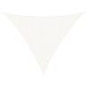 Voile d'ombrage 160 g/m² Blanc 2,5x2,5x3,5 m PEHD 558005558005