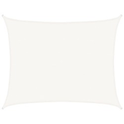 Voile d'ombrage 160 g/m² Blanc 6x8 m PEHD 558006558006