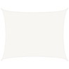 Voile d'ombrage 160 g/m² Blanc 6x8 m PEHD 558006558006