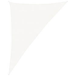 Voile d'ombrage 160 g/m² Blanc 4x5x6,8 m PEHD 558007558007