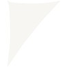 Voile d'ombrage 160 g/m² Blanc 4x5x6,8 m PEHD 558007558007