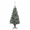 Arbre de Noël artificiel avec LED/boules pommes de pin 180cm 558036558036
