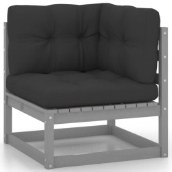 Salon de jardin 5 pcs avec coussins Bois de pin massif 558069558069