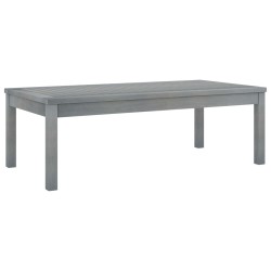 Table basse 100x50x33 cm Gris Bois d'acacia solide 558074558074