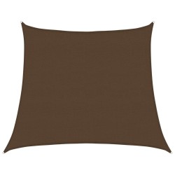 Voile d'ombrage 160 g/m² trapèze marron 4/5x4 m PEHD 558077558077