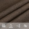 Voile d'ombrage 160 g/m² Marron 3/4x3 m PEHD 558078558078