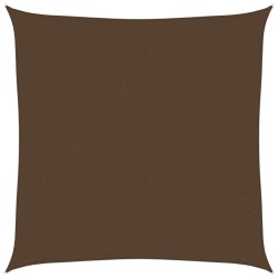 Voile d'ombrage 160 g/m² Marron 7x7 m PEHD 558081558081