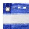 Écran de balcon Bleu et blanc 120x300 cm PEHD 558085558085