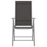 Chaises de jardin pliables lot de 4 Textilène Noir 558098558098