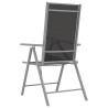 Chaises de jardin pliables lot de 4 Textilène Noir 558098558098