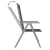 Chaises de jardin pliables lot de 4 Textilène Noir 558098558098