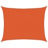 Voile d'ombrage 160 g/m² rectangulaire orange 6x8 m PEHD 558121558121