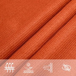 Voile d'ombrage 160 g/m² trapèze orange 4/5x3 m PEHD 558123558123