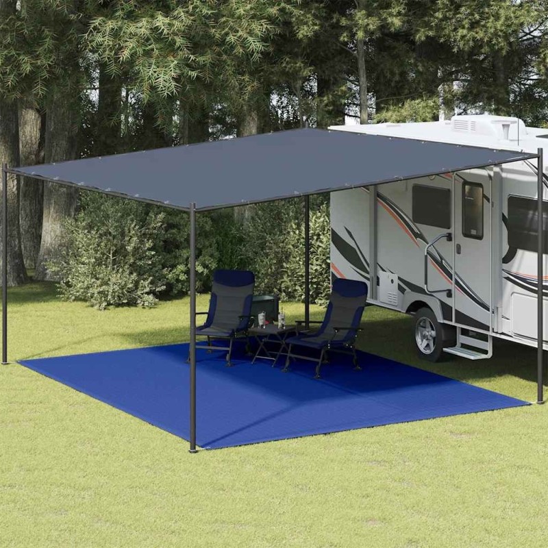 Tapis de tente 400x500 cm Bleu PEHD 558141558141