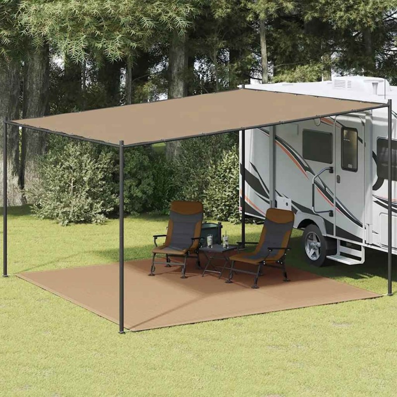 Tapis de tente 400x400 cm Taupe 558144558144