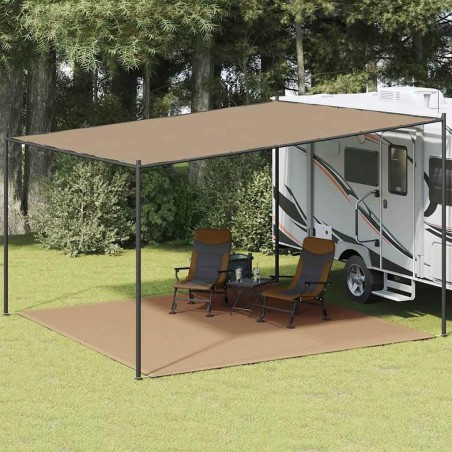 Tapis de tente 400x400 cm Taupe 558144558144