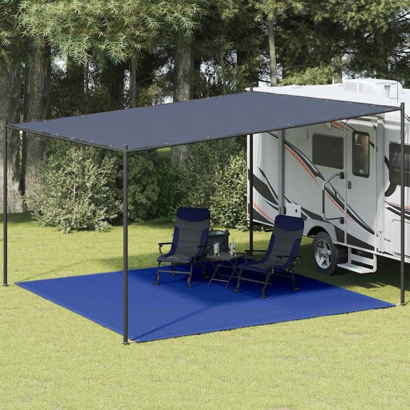 Tapis de tente 400x400 cm Bleu PEHD 558146558146