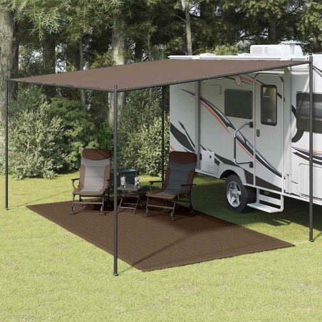 Tapis de tente 200x400 cm Marron 558160558160