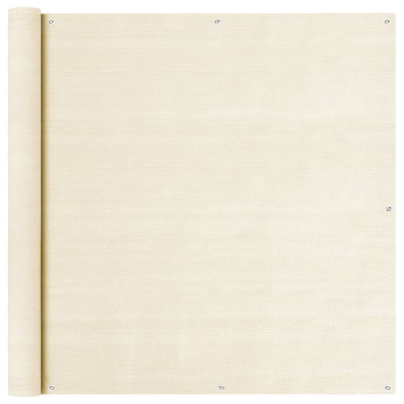Écran de balcon Crème 120x300 cm PEHD 558168558168