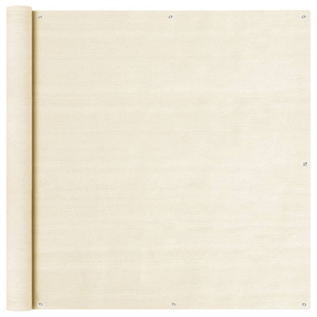 Écran de balcon Crème 120x300 cm PEHD 558168558168