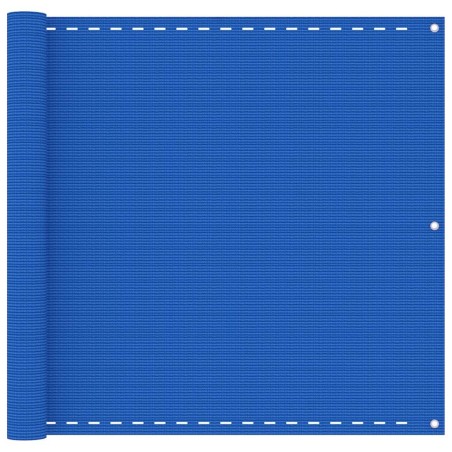 Écran de balcon Bleu 90x600 cm PEHD 558171558171