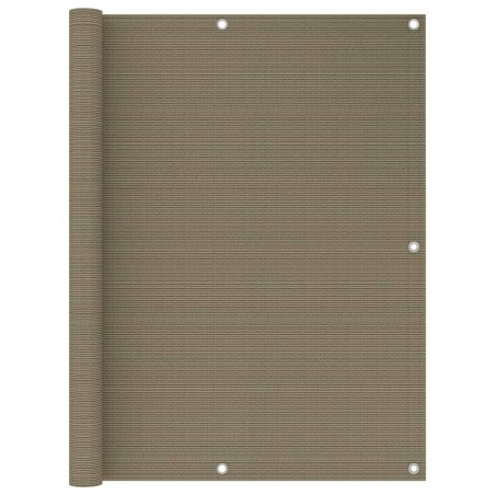 Écran de balcon Taupe 120x500 cm PEHD 558172558172