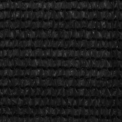 Écran de balcon Noir 120x600 cm PEHD 558173558173