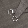 Voile d'ombrage 160 g/m² Anthracite 6x6x6 m PEHD 558180558180