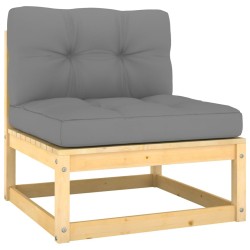 Salon de jardin 5 pcs avec coussins Bois de pin massif 558199558199