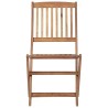 Chaises pliables d'extérieur et coussins lot de 8 Bois d'acacia 558206558206