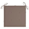 Chaises de jardin avec coussins lot de 6 Bois d'acacia massif 558212558212