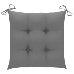 Chaises de jardin avec coussins lot de 6 Bois d'acacia massif 558215558215