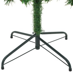 Arbre de Noël artificiel pré-éclairé/boules pommes de pin 210cm 558222558222