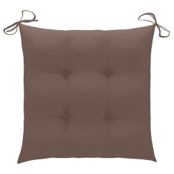 Chaises de jardin avec coussins lot de 6 Bois d'acacia massif 558226558226