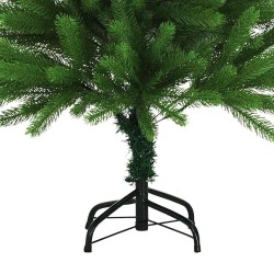 Arbre de Noël artificiel pré-éclairé et boules 120 cm vert 558227558227