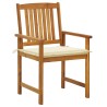 Chaises de jardin avec coussins lot de 6 Bois d'acacia massif 558229558229