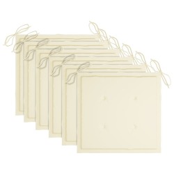 Chaises de jardin avec coussins lot de 6 Bois d'acacia massif 558229558229