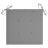 Chaises de jardin avec coussins lot de 6 Bois d'acacia massif 558230558230
