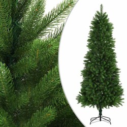Arbre de Noël artificiel pré-éclairé et boules 240 cm vert 558231558231