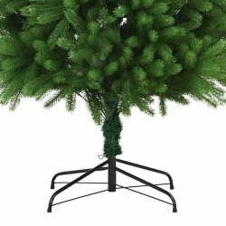 Arbre de Noël artificiel pré-éclairé et boules 240 cm vert 558231558231